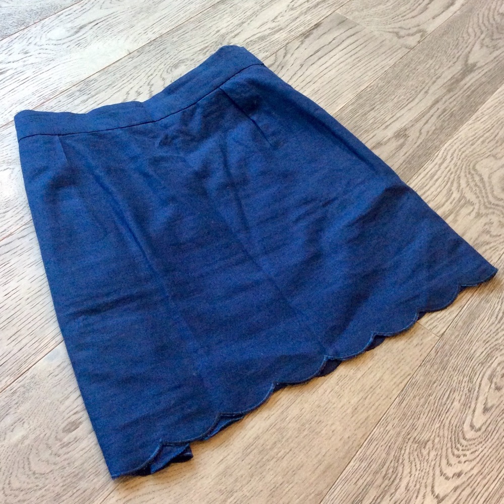 ❤️ XXI BLUE LINEN SKIRT Size L (Junior)